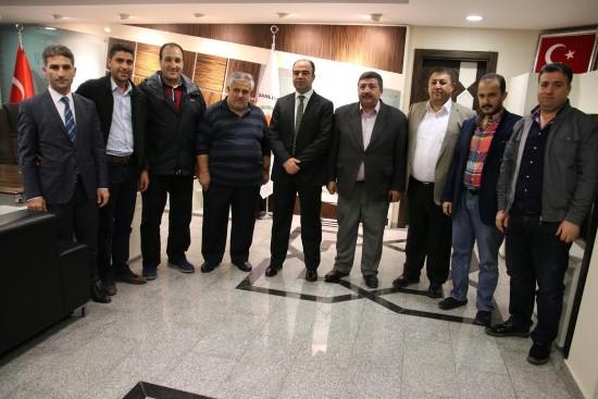 Gazeteciler Çiftçi'yi makamında ziyaret etti